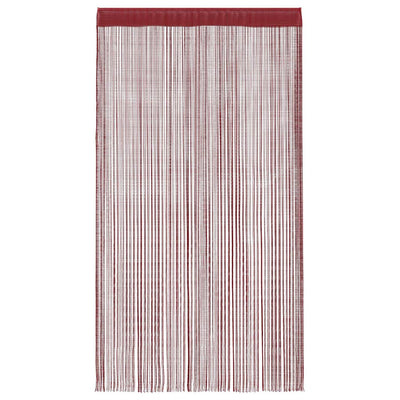 String-verhot 2 kpl 140x250 cm Viininpunainen