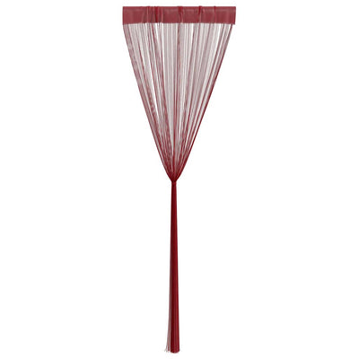 String-verhot 2 kpl 140x250 cm Viininpunainen