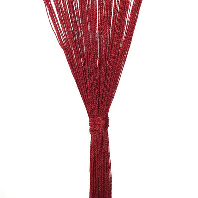 String-verhot 2 kpl 140x250 cm Viininpunainen