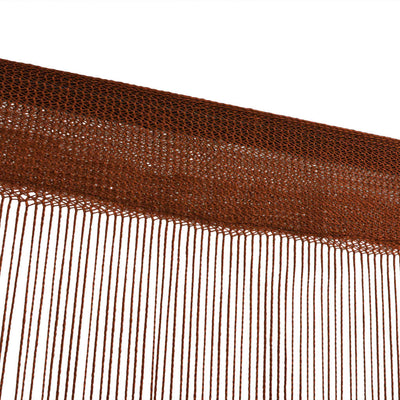 String-verhot 2 kpl 100x250 cm Ruskea