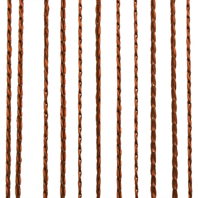 String-verhot 2 kpl 140x250 cm Ruskea