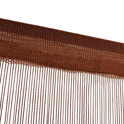 String-verhot 2 kpl 140x250 cm Ruskea