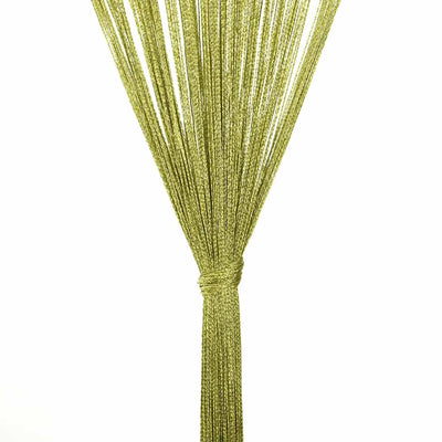 Vihreä string-verhot Norwood 100x250cm (2 kpl)