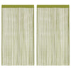 Vihreä string-verhot Norwood 140x250cm (2 kpl)