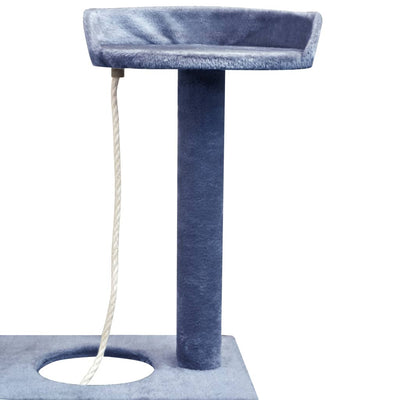 Kissan raapimispuu sisal-pylväillä 150 cm Tummansininen