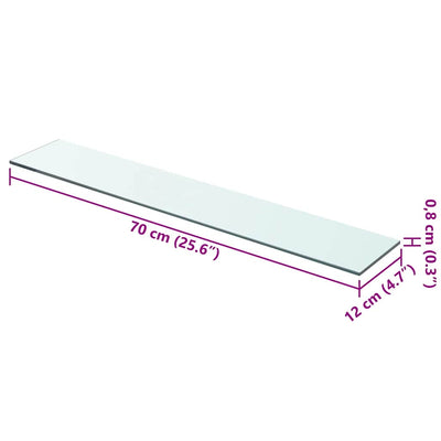 Kirkas hyllypaneeli Arlena 70x12cm