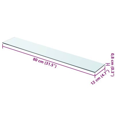 Kirkas hyllypaneeli Arlena 80x12cm