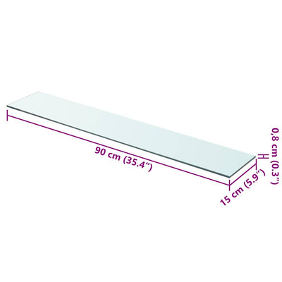 Kirkas hyllypaneeli Arlena 90x15cm