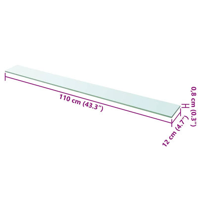 Kirkas hyllypaneeli Arlena 110x12cm