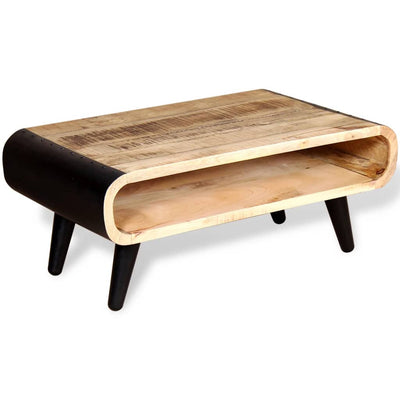 Sohvapöytä 90x55x39 cm Karkea mangopuu