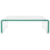 TV-taso/Näyttöteline Kirkas lasi 40x25x11 cm