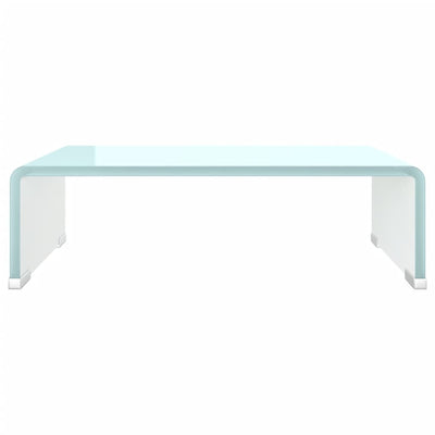 TV-taso/Näyttöteline vihreä lasi 40x25x11 cm