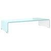 TV-taso/Näyttöteline vihreä lasi 60x25x11 cm