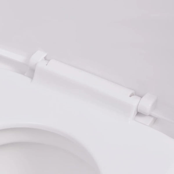 Valkoinen seinäkiinnitettävä wc Tasel
