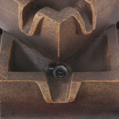 Suihkulähde led-valolla sisäkäyttöön Balaian (polyresiini)