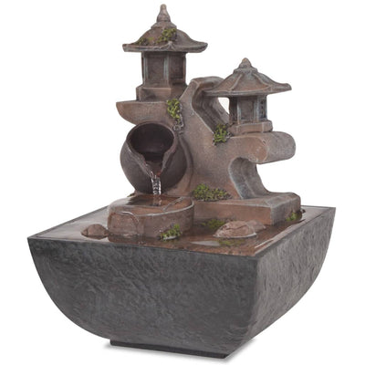 Suihkulähde led-valolla sisäkäyttöön Elucia (polyresiini)