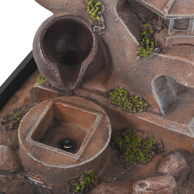 Suihkulähde led-valolla sisäkäyttöön Elucia (polyresiini)