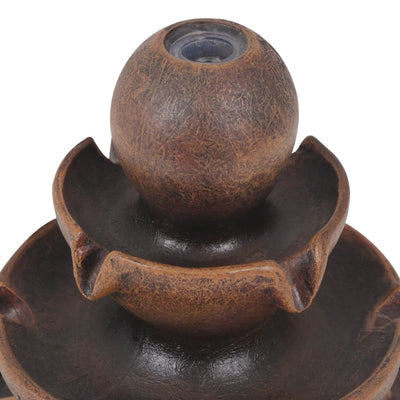 Sisätilan suihkulähde pumpulla Partica (polyresiini)