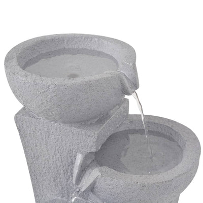 Sisätilan suihkulähde led-valolla Manescu (hartsiyhdiste)