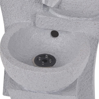 Sisätilan suihkulähde led-valolla Manescu (hartsiyhdiste)