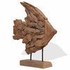 Kalaveistos tiikki 40x12x57 cm