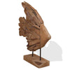 Kalaveistos tiikki 40x12x57 cm