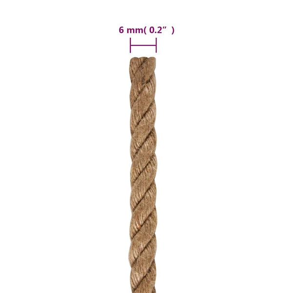 Köysi 100% Juutti 6 mm 500 m