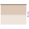 Rullaverho ulkotiloihin 125(L)x140(K) cm beige