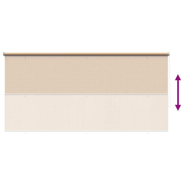 Rullaverho ulkotiloihin 405(L)x230(K) cm beige