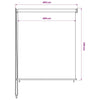 Rullaverho ulkotiloihin 405(L)x230(K) cm Antrasiitti