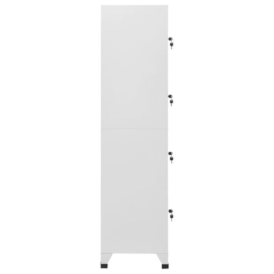 Lukkokaappi 4 lokerolla 38x45x180 cm