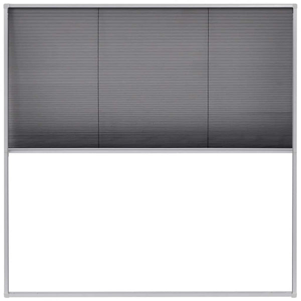 Laskostettu hyönteisverkko ikkunaan 120x120 cm Alumiini