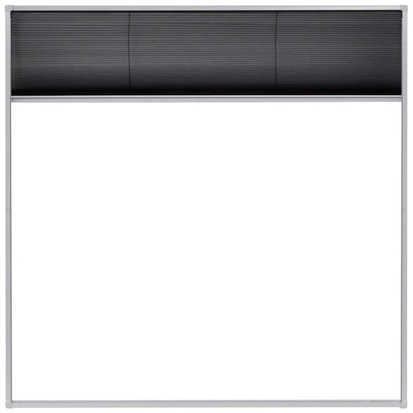 Laskostettu hyönteisverkko ikkunaan 120x120 cm Alumiini