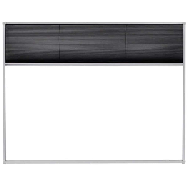 Laskostettu hyönteisverkko ikkunaan 130x100 cm alumiini