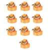 Räikkä kuormaliinat 10 kpl 1 tonnia 6mx38mm Oranssi