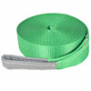 Slackline/tasapainoliina 15m x 50mm 150 kg Vihreä