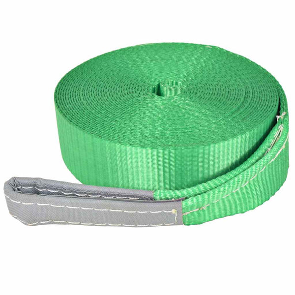Slackline/tasapainoliina 15m x 50mm 150 kg Vihreä