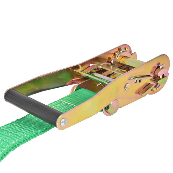Slackline/tasapainoliina 15m x 50mm 150 kg Vihreä