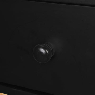 Musta yöpöydät Iurghiul 40x30x61cm (2 kpl mänty)