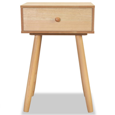 Yöpöydät 2 kpl mänty 40x30x61 cm Ruskea