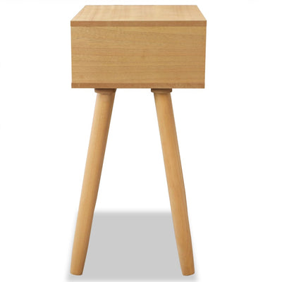 Yöpöydät 2 kpl mänty 40x30x61 cm Ruskea