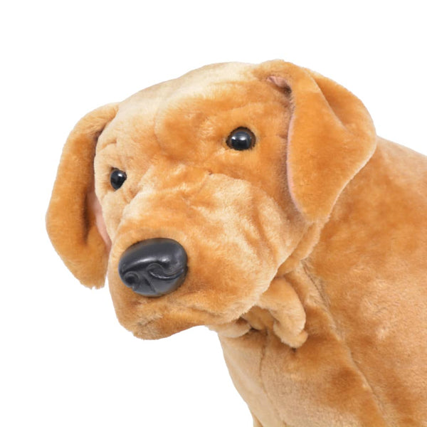 Seisova pehmolelu labradorinnoutaja vaaleanruskea XXL