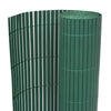 Kaksipuolinen puutarha-aita PVC 90x300 cm vihreä