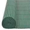 Kaksipuolinen puutarha-aita PVC 90x300 cm vihreä