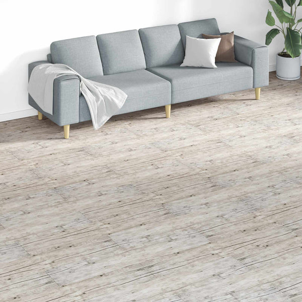 Lattialankut Harmaa 5,26 m² 18 kpl Polyvinyylikloridi