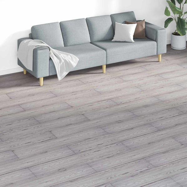 Lattialankut Tumma harmaa 5,26 m² 18 kpl Polyvinyylikloridi