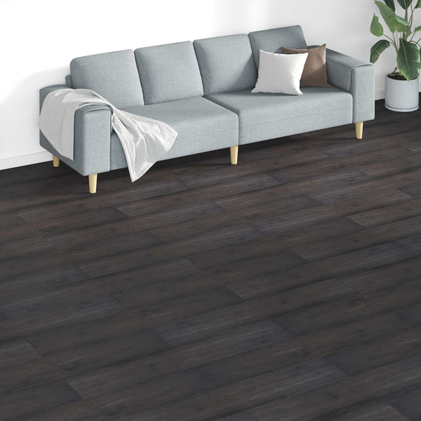 Lattialankut Tumma harmaa 5,26 m² 18 kpl Polyvinyylikloridi