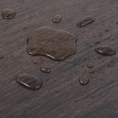 Tummanruskea itsekiinnittyvä pvc lattialankku Kostake 5,02 m² 2 mm