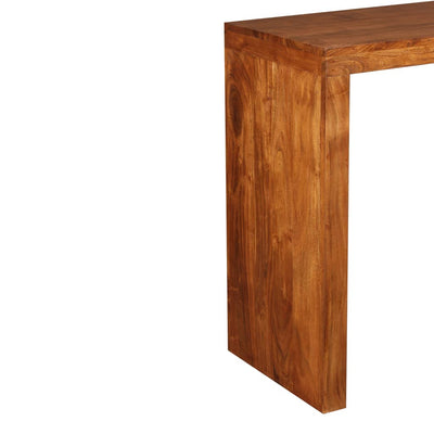 Sivupöytä täysi puu hunajaviimeistelyllä 110x40x76 cm