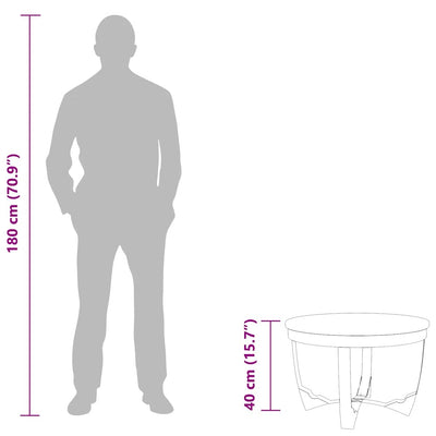 Täysi sohvapöytä Minella 60x40cm (karkea mangopuu)